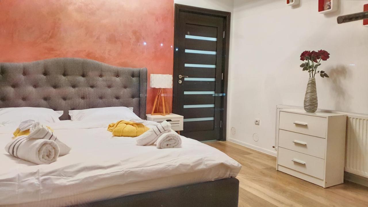 Cozy Penthouse In A New Business Building In City Center. Free Private Parking Apartment Cluj Napoca Bagian luar foto